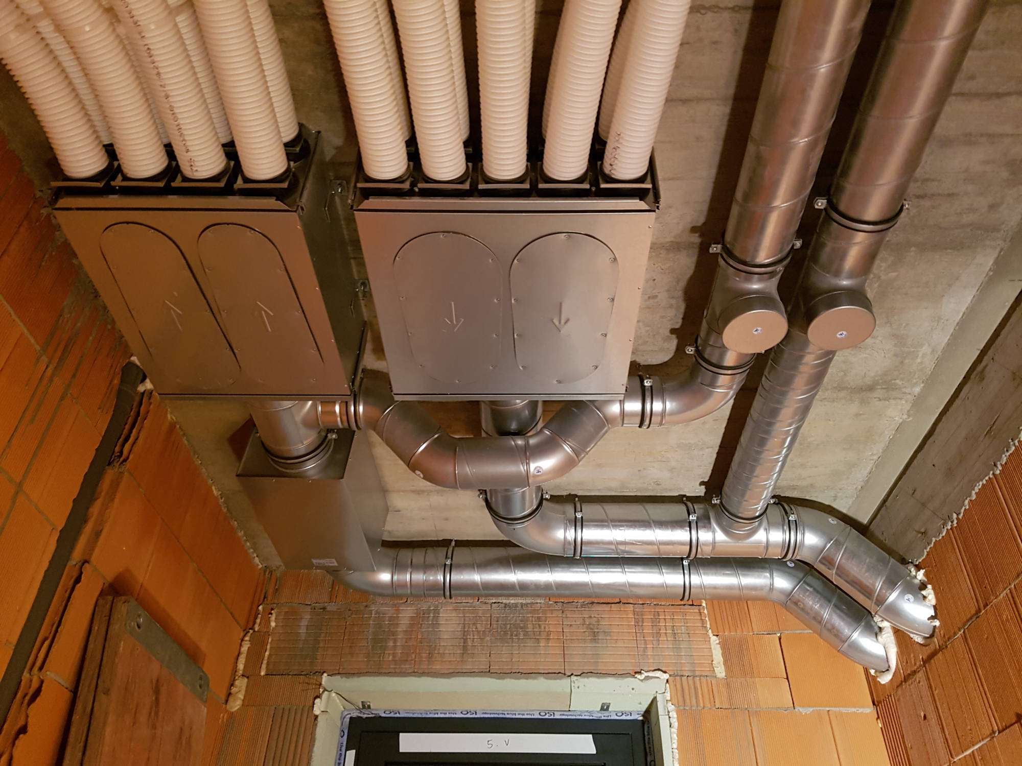 Rozvody vzduchu pre rekuperáciu v dome